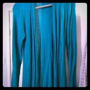 Aqua long cardigan